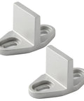 Sliding Barn Door Bottom Floor Guide With T Shape Design, Floor Mounted Bottom Track Guide For Doors And Cabinets, Silver Finish