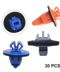 Body Molding Clips Kit With Sealers 30 Pack For 2003-2011 Toyota 4Runner And FJ Cruiser Door Trim And Body Molding Repair DIY Friendly Includes Assorted Plastic Clips And Sealer Set Directly Replaces 75397-35010 And 75495-35010, 30 pcs clips