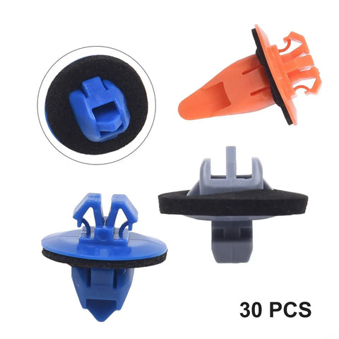 Body Molding Clips Kit With Sealers 30 Pack For 2003-2011 Toyota 4Runner And FJ Cruiser Door Trim And Body Molding Repair DIY Friendly Includes Assorted Plastic Clips And Sealer Set Directly Replaces 75397-35010 And 75495-35010, 30 pcs clips