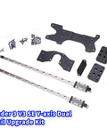 Double Linear Guide Kit MGN9H 300mm Plate Linear Metal Motion Rails For 3D Printers Upgrade Built For Solid Stability Smooth Motion And Precise Prints, Ender 3 V3 SE Y-axis dual rail kit with metal rails, plates, and screws