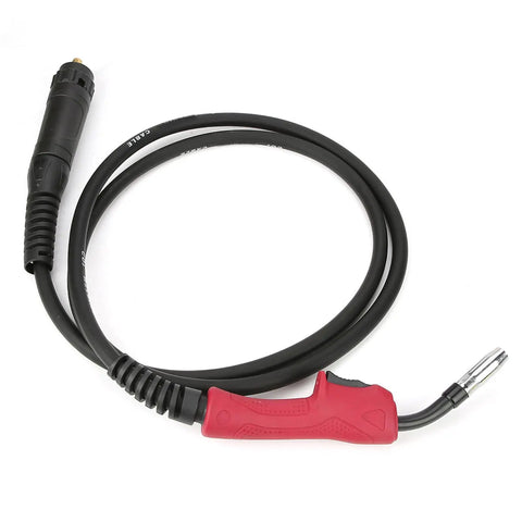 180A MIG Welding Torch Gun 15AK with ergonomic rubber handle, heat-resistant cable, air-cooled design, Euro connector