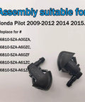 Front Windshield Washer Nozzles Kit For Pilot 2009 To 2012 2014 2015 Direct Fit Replacement With nylon nozzles displayed.