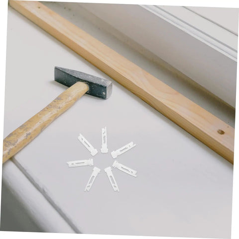 Vertical Blind Slats And Stems Replacement Kit For Damaged Blinds Easy DIY Fix For Windows with slats and stems on a windowsill.