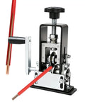 Ultimate Two-Mode Electric Wire Stripper For Quick And Efficient Cable Processing showing red wire in heavy-duty design.