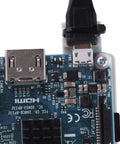 Solid Grip Din Rail Mount For Raspberry Pi Featuring Killer Cooling And Innovative Micro Usb Strain Relief For Hassle Free 35 Mm Rack Installation And Sweet Labs - close-up of Raspberry Pi board with HDMI and USB ports.