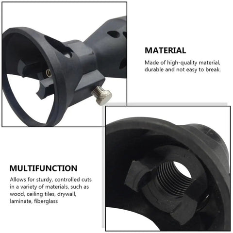 Two Mini Electric Drill Locator Horn Covers With Adjustable Positioner For Precision Grinding And Polishing Tools Die Grinder Accessories close-up of durable material and design features.