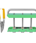Built Tough Sheet Metal Bender For Roof Edges And Drip Edge Tool with 0 to 90 Degree Adjustable Folding, green, with metal handle and screws