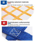 Heavy Duty Cargo Lifting Net Built Tough As Nails For Ship Dock Hoisting And Garden Climbing With Maximum 500kg Hold and 3x3 Meter Span showing selected materials and craftsmanship details.