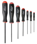 7 Piece Balldriver Screwdriver Set With ProGuard Finish And ComfortGrip Handles, Angled Entry Up To 25 Degrees, Sizes 1.27 To 5 mm, Lifetime Warranty