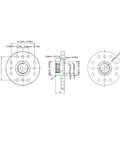 Next Gen Heavy Duty Digital Servo Motor Delivering 20Kg Of Crushing Load Capacity With Rock Solid Precision Engineering and smooth rotation dimensions.