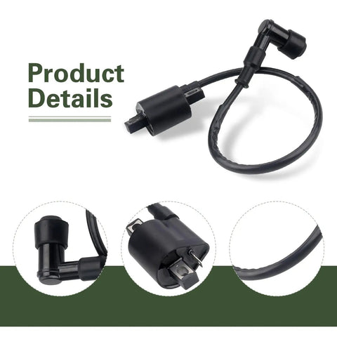 High Performance Ignition Coil Kit For ATVs Dirt Bikes Go Karts Scooters And Quads 50cc To 250cc Engine Power Spark Plug Wire