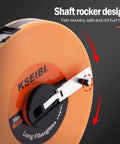 Long Fiberglass Tape Measure With Dual Face Inches And Millimeters For Construction On Job Sites, 66 Feet And 20 Meters, retractable handle