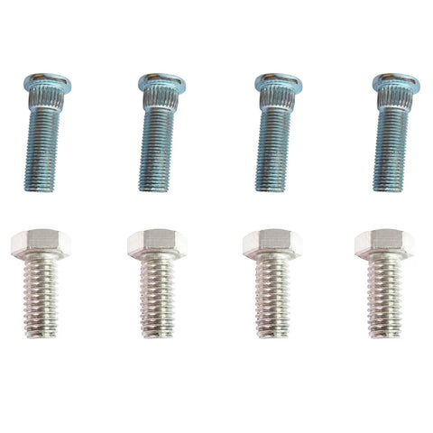 Solid Rear Wheel Hub Assembly With Brake Rotor And Beefy Studs Bolts Kit For Polaris RZR And Sportsman Atv Utv, hardware bolts set.