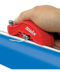 Sidewall Planer For Ski Edges - Red Economy Cutter With Adjustable Depth For Easy Edge Access trimming ski sidewall.