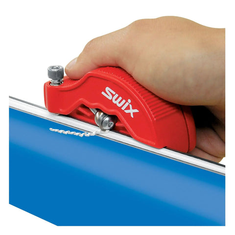 Sidewall Planer For Ski Edges - Red Economy Cutter With Adjustable Depth For Easy Edge Access trimming ski sidewall.