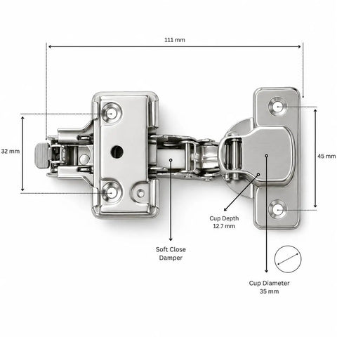Heavy Duty Inset Concealed Kitchen Cabinet Hinges With Smooth Soft Close And 86 Degree Restricted Opening For Frameless Doors Offers Quick Six Way Cam Adjustment Comes Plug And Play With All Mounting Hardware Included In A Handy Two Pack Size