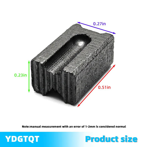 Premium Hardened Carbon Brush Replacement Set For Dewalt Electric Drills And Drywall Screwdrivers Heavy Duty Motor Parts displayed in detail.