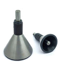 Pro Grade En31 Alloy Steel Bell Punch And Center Punch Set For Spot On Round Bar Centering Machinist Home Garage Diy Gear Killer Precision Easy Handling Setup, gray steel tools.
