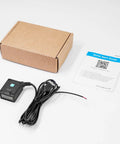 Workhorse Fixed Barcode Scanner With 4 In 1 Scanning Modes USB Interface 1D 2D QR Reader with packaging and quick start guide