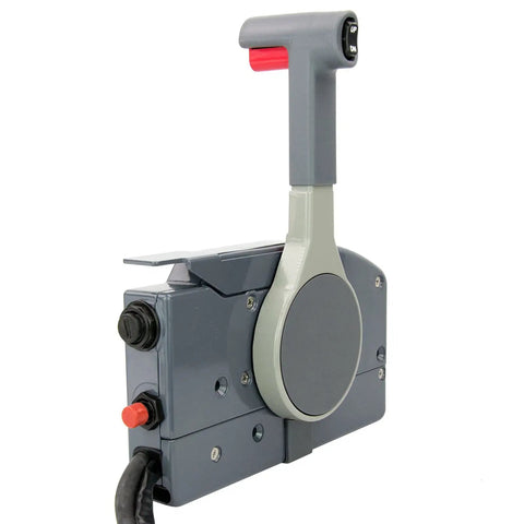 Outboard Remote Control Box For Boats Left Side Mount Push Throttle With 10Pin Cable Trim And Tilt Switch OEM 703-48205 Marine Throttle Shift Box Pro Grade Performance Smooth Forward And Reverse Operation