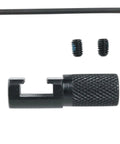 Hammer Extension For Marlin Lever Action Rifles 1983 And Later shown with screws and hex key, black finish