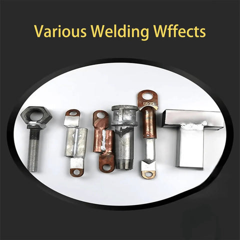 Various welding effects using 55 Pcs Aluminum Brazing Rods And Welding Rods Low Temperature Easy Melt No Flux Required Salt Coated
