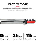 Folded Bike Repair Stand With 360 Degree Swivel Clamp Adjustable Foldable Work Stand Lightweight Aluminum Floor Station for storage