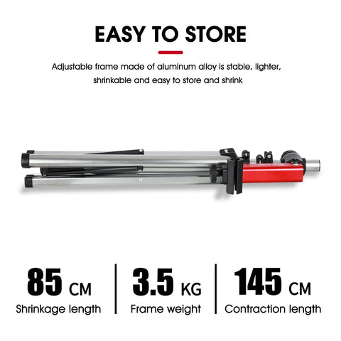 Folded Bike Repair Stand With 360 Degree Swivel Clamp Adjustable Foldable Work Stand Lightweight Aluminum Floor Station for storage