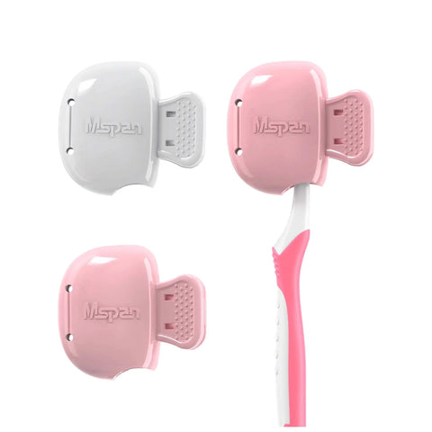 Toothbrush Head Cover Cap Travel Case Protector Clip Fits Most Manual And Electric Toothbrushes For Adults And Kids 2 Pack