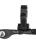 Knockout Ergonomic Bicycle Brake Remote Lever Featuring Slick Modular Clamp Mount And Solid Double Bushing Design For Buttery Smooth Reach Adjustment On Any Handlebar, black finish with adjustable clamp.