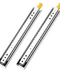 Full Extension Drawer Slides With Ball Bearings And Silky Smooth Glide, cold rolled steel, 60 inch utility drawer support.