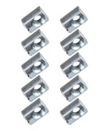Heavy Duty Cross Dowel Barrel Nuts Straight Fix For Ikea Part 100514 No Sweat Bed Frame Joints Easy Peasy Joint Lock With Sundvik Mydal Cribs And M6 Bolts 10 Pack, zinc plated, set of ten nuts.