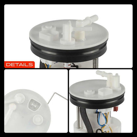 Electric Fuel Pump Module Assembly For Chrysler Sebring Dodge Stratus Mitsubishi Eclipse with connectors and fittings.