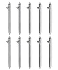 10 Pack Quick Release Spring Bar Pins For 22mm Watch Bands Stainless Steel One Point Eight Millimeter Diameter Replacement Link Pins Lugs Fast Strap Swaps For All Standard Watches
