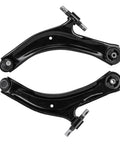 Front Lower Control Arm With Ball Joints Replacement for Nissan Rogue 2.5L 2008 2009 2010 2011 2012 2013 And Rogue Select 2014 2015 Direct Fit Bolt On Durable Ball Joint Assembly Set MS30194 MS30195 RK621452 RK621453 shown in a pair.
