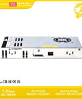 Top Shelf 350W 15V Power Supply Rock Solid 23.2A AC DC Switching Adapter side view with cooling fan for LED signage.
