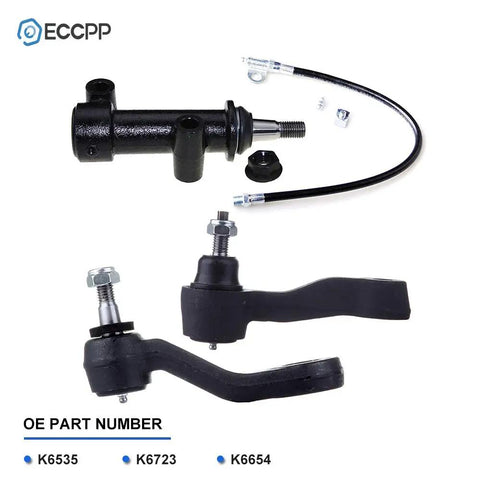 Chevy Idler Arm And Pitman Arm Kit For Avalanche 2500 Silverado 1500 HD 2500 3500 Suburban 2500 Direct Fit OE Grade Steering Linkage Replacement Durable And Easy Install, black steel parts and hardware