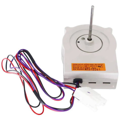Refrigerator Evaporator Fan Motor Replacement 4681JB1027C Compatible With LG And Kenmore Refrigerators AP4507961 PS3523323 Easy Install