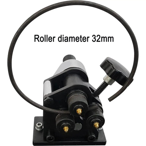 Beast Mode Manual Roll Bending Machine Tool Featuring Adjustable Gap Ring Roller Setup For No Sweat Pipe Shaping And Rock Solid Metal Bar Working Precision
