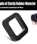 2.5 Inch Hitch Receiver Silencer Pad black rubber cushion, sturdy material, prevents rattle and noise, easy install for tow hitches