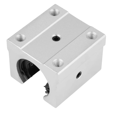 Four Pack 20Mm Aluminum Open Linear Bearings For SBR20 Rails With 20Mm Bore 39Mm Outer Diameter And 11Mm Thick Ultra Smooth Low Noise CNC Slide