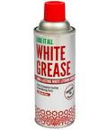 Can of White Lithium Grease Aerosol 11 Oz Drip-Free Non-Staining High Solid Lubricant For Rust Protection And Squeaky Parts Quiet