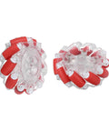 Mecanum Wheels Set 66mm 2.6 Inch ABS Rubber Omnidirectional Wheels For Smart Robot Cars DIY Models Accessories Red Great For Robotics Education And Maker Projects With Smooth Multi Directional Movement