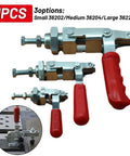 Toggle Clamp Hand Tool With High Holding Capacity For Woodworking And Welding, Push Pull Clamp, Heavy Duty Clamp With 100KG 150KG And 350KG Options, Quick Securing And Durable Steel Build, 3 sizes