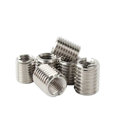 Real Talk Self Tapping Threaded Inserts Kit M2 M2.5 M3 M4 M5 M6 M8 M10 M12 Stainless Steel for Strengthening Threads in Plastic Aluminum and Copper The Go To Fix for Quick DIY Repairs, stainless steel inserts