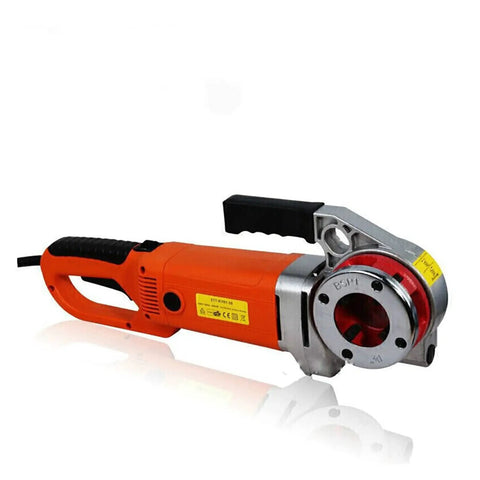 Heavy Duty Handheld Electric Pipe Threader Offering A Hella Grippy Handle And Rock Solid Aluminum Build for threading 1.2 inch pipes.