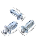 Petal Jack Nuts Expansion Kit 35pcs M4 M5 M6 For Hollow Wall And Plasterboard Easy Install Metal Petal Nuts, 3 sizes