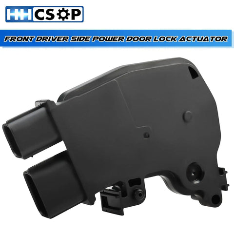 Honda Left Front Driver Side Power Door Lock Actuator Replacement For CR V Civic Accord Element Odyssey Pilot RSX 2001 Through 2011 Fits Two Door Cars, side view