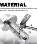 Heavy Duty 14 Piece Rear Differential Cover Bolts M8 125x20mm Hex Head Flange Screws Galvanized Steel with corrosion resistance.