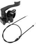 Seven Eighths Inch Thumb Throttle Cable For 22mm Handlebar, 46.5 Inch Long Wire With About 2.93 Inch Metal Section, Premium Aftermarket Replacement For ATV Quad Go Kart Pit Bike 50cc To 250cc